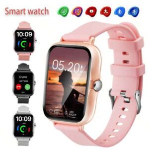 Eytlptoc Nouveau modèle 2025, montre connectée avec écran tactile haute définition de 1,85 po, montre connectée sport avec fonction d'appel et de réception de messages, surveillance du sommeil et podomètre, compatible avec les téléphones Android et iOS, cadeau parfait pour la famille et les amis !