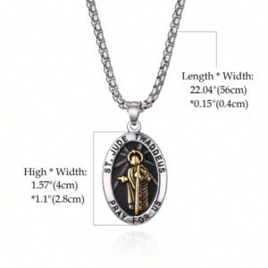 JEWELRYWE Collier JewelryWe pour homme, chaîne en acier inoxydable avec pendentif, nœud celtique irlandais, nœud celtique irlandais Triquetra, argent