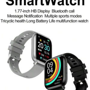 Montre connectée H9PLUS 190mAh avec fonction d'appel, surveillance de la fréquence cardiaque, de la tension artérielle, de l'oxygène dans le sang et rappel d'informations sur la santé