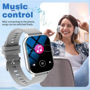 Montre connectée universelle pour hommes et femmes, rappel d'informations, lecture de musique et réponse téléphonique