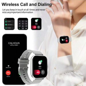 Montre connectée universelle pour hommes et femmes, rappel d'informations, lecture de musique et réponse téléphonique