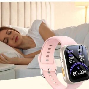 1 pièce Montre connectée sport unisexe avec bracelet en silicone, montre connectée multifonction avec appel, podomètre, compteur de calories, notification SMS, compatible avec les smartphones Android et iOS