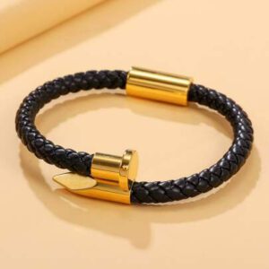 RINTOLER À La Mode Et Populaire Homme Ongle Design Bracelet En Acier Inoxydable Pour Bijou Cadeau Et Pour A Élégant Look