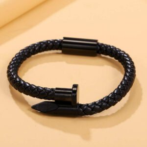 RINTOLER À La Mode Et Populaire Homme Ongle Design Bracelet En Acier Inoxydable Pour Bijou Cadeau Et Pour A Élégant Look