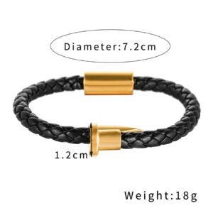 RINTOLER À La Mode Et Populaire Homme Ongle Design Bracelet En Acier Inoxydable Pour Bijou Cadeau Et Pour A Élégant Look