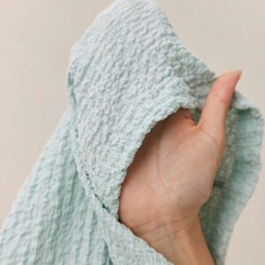 BizChic T-shirt casual à manches courtes avec encolure ronde unie vert et taille froncée pour femmes