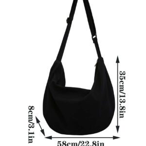 Sac à bandoulière multifonctionnel pour étudiants, sac hobo minimaliste pour hommes. Sac à main, sac d'école, sac de sport, sac de transport, sac de voyage. Sac bandoulière léger avec sangle réglable. Sac hobo en nylon portable pour l'extérieur, cadeau de la Saint-Valentin. Sac de messager, sac , sac fourre-tout noir. Sac de camping, sac banane, articles essentiels de mode pour hommes étudiants. Fournitures scolaires, sac d'école pour le collège.