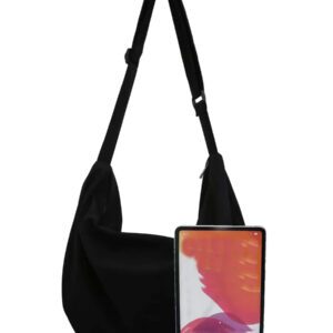 Sac à bandoulière multifonctionnel pour étudiants, sac hobo minimaliste pour hommes. Sac à main, sac d'école, sac de sport, sac de transport, sac de voyage. Sac bandoulière léger avec sangle réglable. Sac hobo en nylon portable pour l'extérieur, cadeau de la Saint-Valentin. Sac de messager, sac , sac fourre-tout noir. Sac de camping, sac banane, articles essentiels de mode pour hommes étudiants. Fournitures scolaires, sac d'école pour le collège.