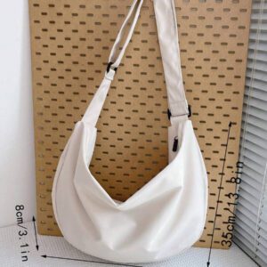 Sac à bandoulière multifonctionnel pour étudiants, sac hobo minimaliste pour hommes. Sac à main, sac d'école, sac de sport, sac de transport, sac de voyage. Sac bandoulière léger avec sangle réglable. Sac hobo en nylon portable pour l'extérieur, cadeau de la Saint-Valentin. Sac de messager, sac , sac fourre-tout noir. Sac de camping, sac banane, articles essentiels de mode pour hommes étudiants. Fournitures scolaires, sac d'école pour le collège.