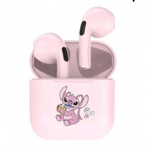 Disney Écouteurs Bluetooth Disney LF-918 Angel, annulation passive du bruit, son HIFI à semi-intra-auriculaire, appel clair avec micro, longue durée de vie de la batterie, écouteurs sans fil pour sports, musique et jeux, compatibles avec smartphones et tablettes
