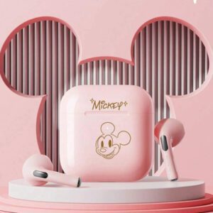 Disney Écouteurs Bluetooth Disney LF-918 Angel, annulation passive du bruit, son HIFI à semi-intra-auriculaire, appel clair avec micro, longue durée de vie de la batterie, écouteurs sans fil pour sports, musique et jeux, compatibles avec smartphones et tablettes