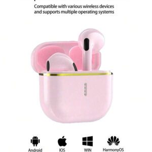 Écouteurs sans fil intra-auriculaires pour le sport Micro-casque musical mini TWS Oreillettes stéréo HIFI basses Appels HD stéréo Compatible avec Android et iPhone, Oreillettes intelligentes pour jeux