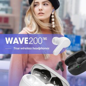 JBL Écouteurs sans fil véritables WAVE 200TWS Bluetooth intra-auriculaires avec super graves