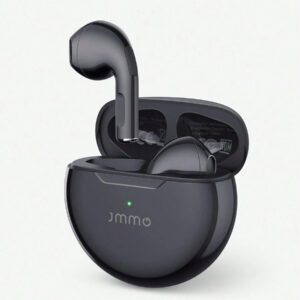 JMMO Écouteurs sans fil avec un son premium, appariement automatique 5.3, écouteurs avec 14h d'autonomie, légers, étanches IPX4, casque sans fil avec microphone compatible avec iPhone, Android, jeux, enceinte, microphone, cadeau de Noël, indispensables pour le camping, les vacances d'automne et d'hiver