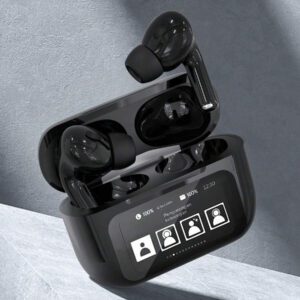 Écouteurs véritablement sans fil, étui intelligent amélioré, écouteurs antibruit actifs et réduction du bruit avec appel HD, étanche, son premium immersif pour iOS Android, écouteurs de musique, sport, entraînement