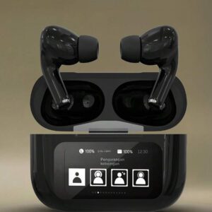 Écouteurs véritablement sans fil, étui intelligent amélioré, écouteurs antibruit actifs et réduction du bruit avec appel HD, étanche, son premium immersif pour iOS Android, écouteurs de musique, sport, entraînement
