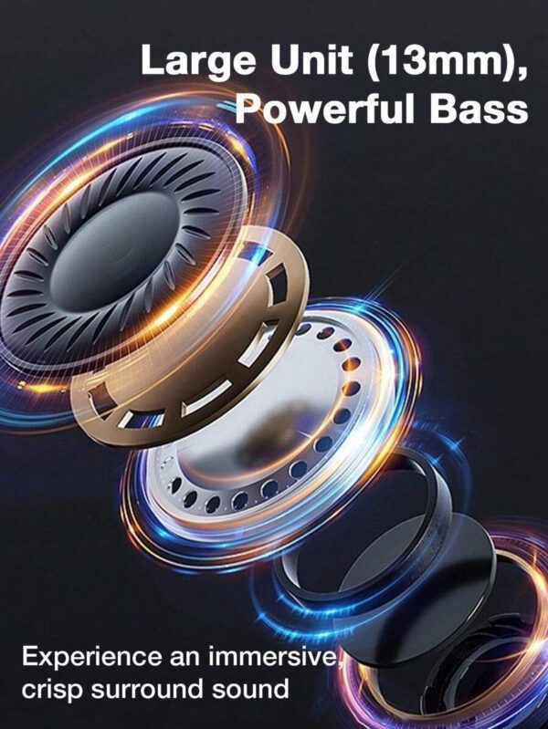 Écouteurs véritablement sans fil, étui intelligent amélioré, écouteurs antibruit actifs et réduction du bruit avec appel HD, étanche, son premium immersif pour iOS Android, écouteurs de musique, sport, entraînement – Image 7