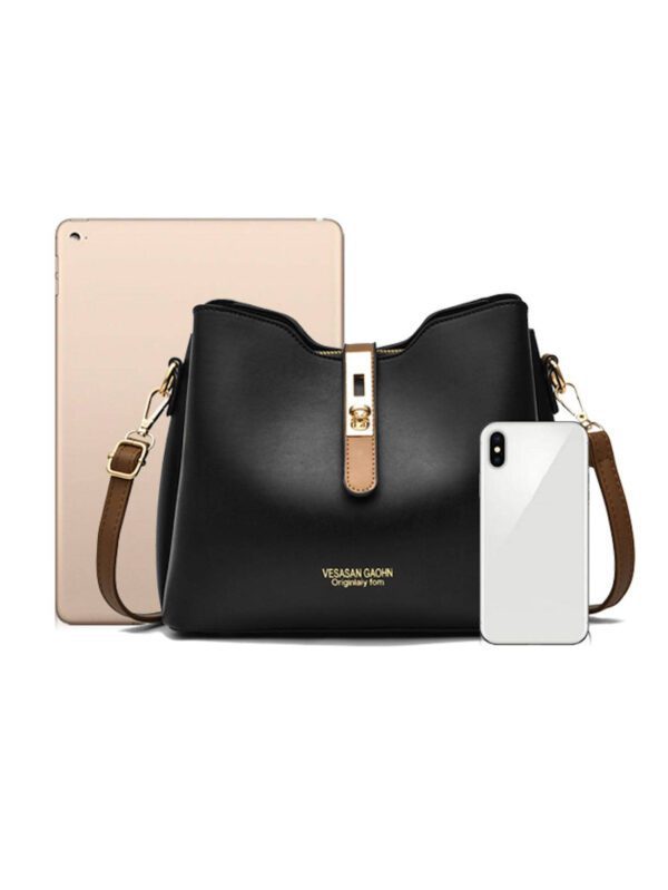 Sac seau à bandoulière mode PLANEE, cadeau de la fête des mères, cadeaux pour maman, essentiels de maman, sac de maman pour sortir, sacs de travail chics pour femmes – Image 5