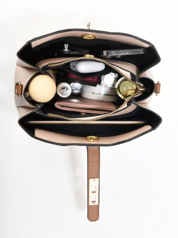 Sac seau à bandoulière mode PLANEE, cadeau de la fête des mères, cadeaux pour maman, essentiels de maman, sac de maman pour sortir, sacs de travail chics pour femmes – Image 14