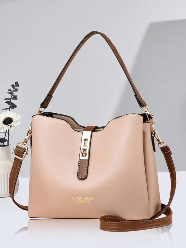 Sac seau à bandoulière mode PLANEE, cadeau de la fête des mères, cadeaux pour maman, essentiels de maman, sac de maman pour sortir, sacs de travail chics pour femmes – Image 15