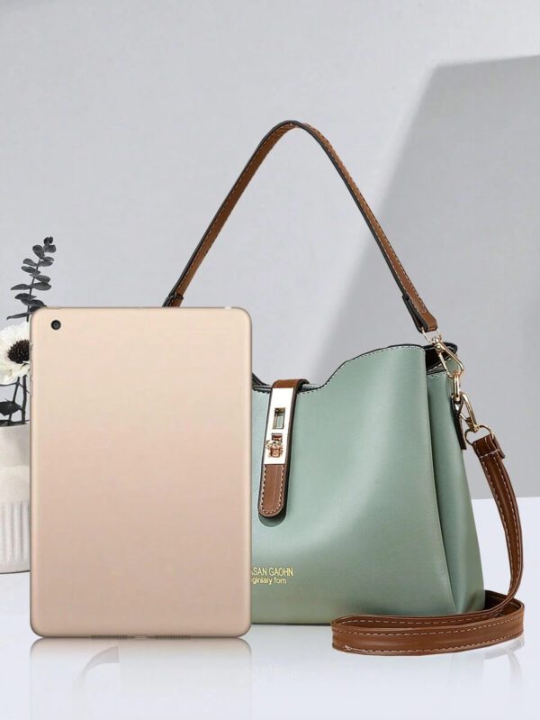 Sac seau à bandoulière mode PLANEE, cadeau de la fête des mères, cadeaux pour maman, essentiels de maman, sac de maman pour sortir, sacs de travail chics pour femmes – Image 23