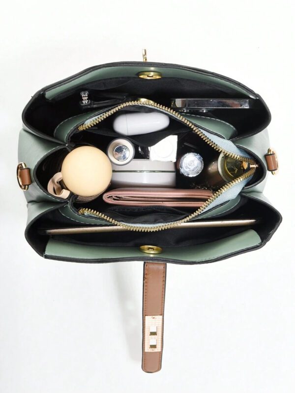 Sac seau à bandoulière mode PLANEE, cadeau de la fête des mères, cadeaux pour maman, essentiels de maman, sac de maman pour sortir, sacs de travail chics pour femmes – Image 24