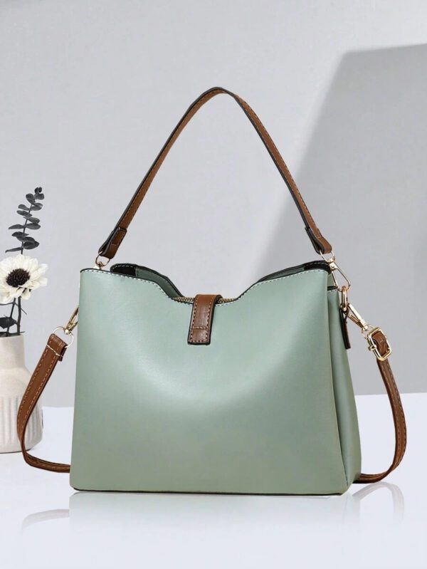 Sac seau à bandoulière mode PLANEE, cadeau de la fête des mères, cadeaux pour maman, essentiels de maman, sac de maman pour sortir, sacs de travail chics pour femmes – Image 26