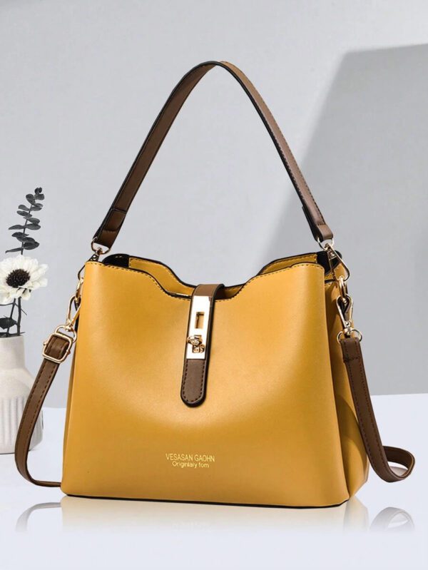 Sac seau à bandoulière mode PLANEE, cadeau de la fête des mères, cadeaux pour maman, essentiels de maman, sac de maman pour sortir, sacs de travail chics pour femmes – Image 31