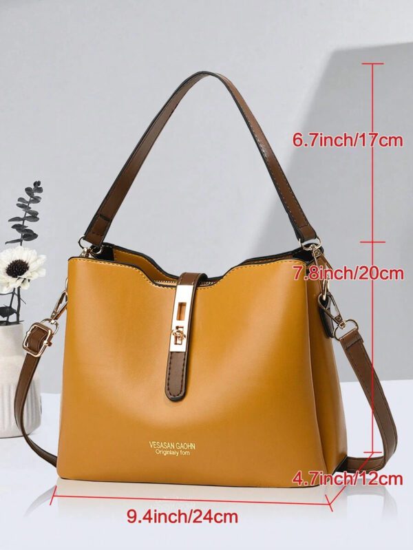 Sac seau à bandoulière mode PLANEE, cadeau de la fête des mères, cadeaux pour maman, essentiels de maman, sac de maman pour sortir, sacs de travail chics pour femmes – Image 32