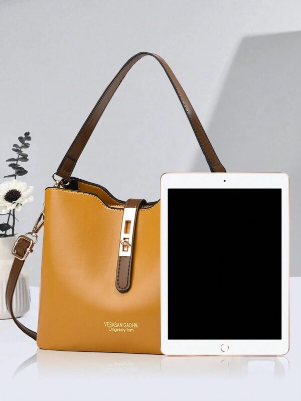 Sac seau à bandoulière mode PLANEE, cadeau de la fête des mères, cadeaux pour maman, essentiels de maman, sac de maman pour sortir, sacs de travail chics pour femmes – Image 33