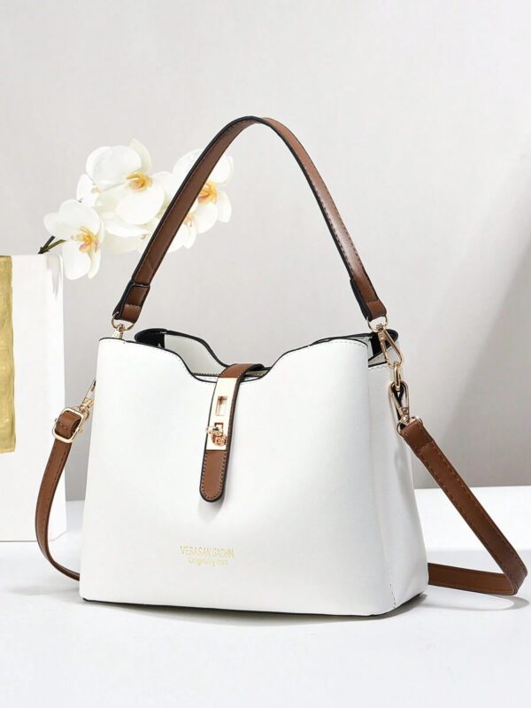 Sac seau à bandoulière mode PLANEE, cadeau de la fête des mères, cadeaux pour maman, essentiels de maman, sac de maman pour sortir, sacs de travail chics pour femmes – Image 41