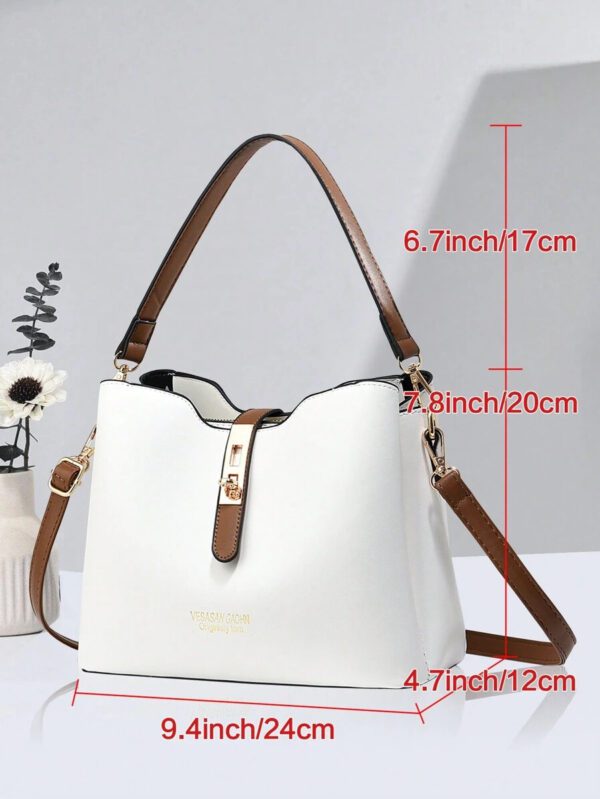 Sac seau à bandoulière mode PLANEE, cadeau de la fête des mères, cadeaux pour maman, essentiels de maman, sac de maman pour sortir, sacs de travail chics pour femmes – Image 42