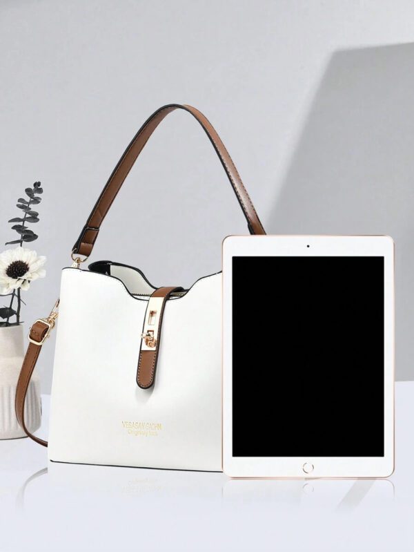 Sac seau à bandoulière mode PLANEE, cadeau de la fête des mères, cadeaux pour maman, essentiels de maman, sac de maman pour sortir, sacs de travail chics pour femmes – Image 43