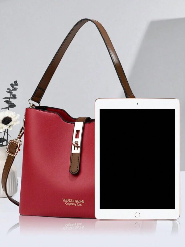 Sac seau à bandoulière mode PLANEE, cadeau de la fête des mères, cadeaux pour maman, essentiels de maman, sac de maman pour sortir, sacs de travail chics pour femmes – Image 54