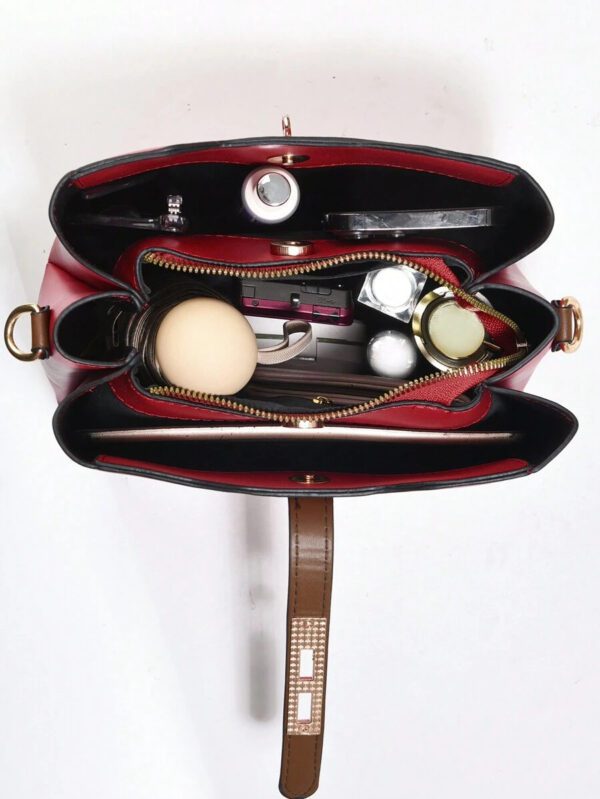 Sac seau à bandoulière mode PLANEE, cadeau de la fête des mères, cadeaux pour maman, essentiels de maman, sac de maman pour sortir, sacs de travail chics pour femmes – Image 55