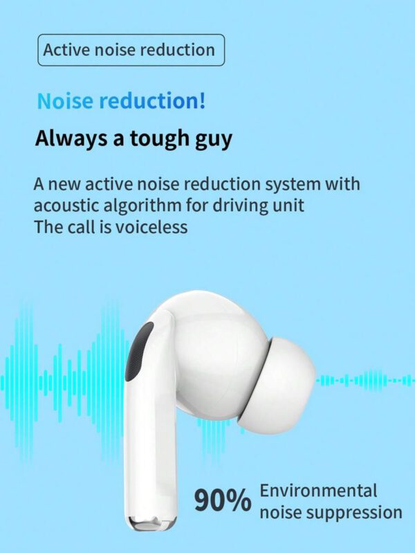 WoSD Casque sans fil TWS 5.3 sans fil, casque sport stéréo, musique stéréo Hi-Fi mobile et microphone, casque de jeu à faible latence tactile – Image 6