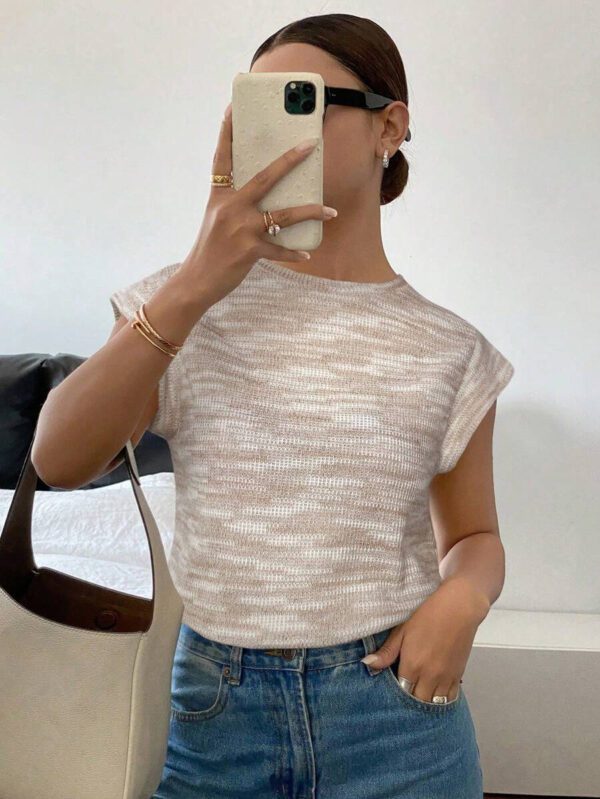 Siren Gaze T-shirt pratique à rayures et manches courtes pour hommes – Image 24