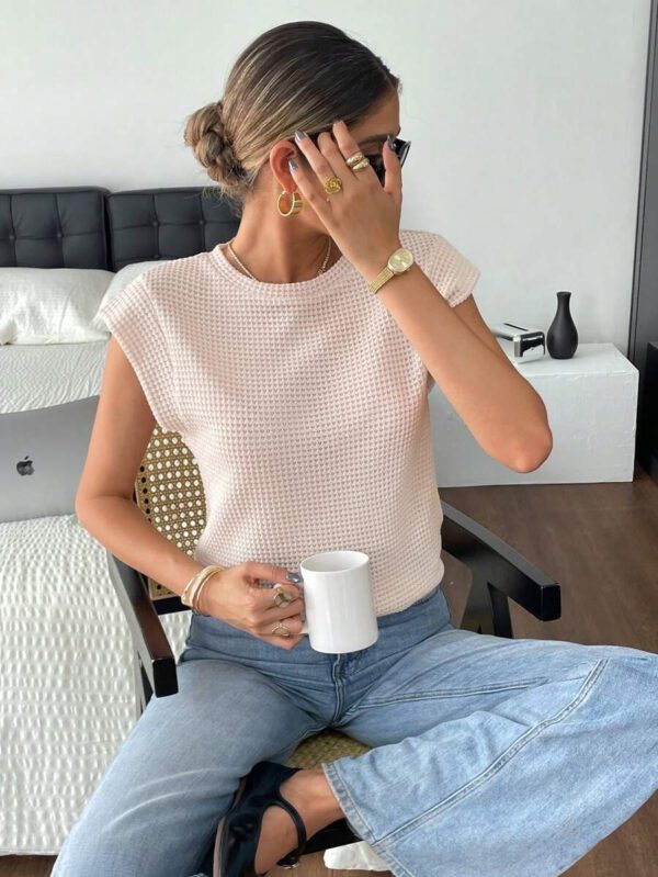 Siren Gaze T-shirt pratique à rayures et manches courtes pour hommes – Image 32