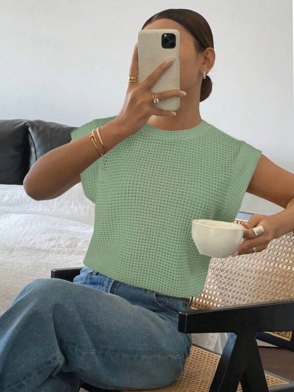 Siren Gaze T-shirt pratique à rayures et manches courtes pour hommes – Image 39