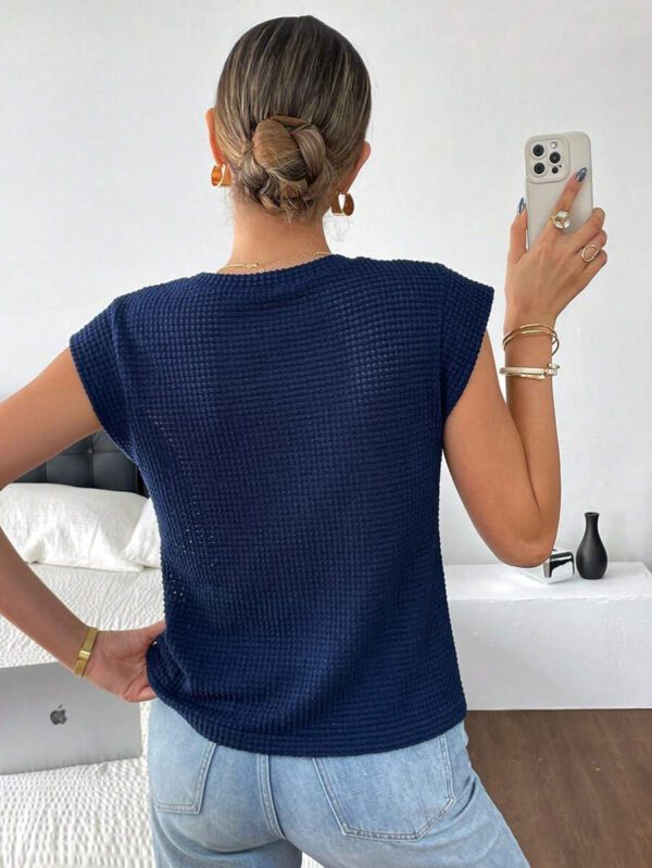 Siren Gaze T-shirt pratique à rayures et manches courtes pour hommes – Image 45