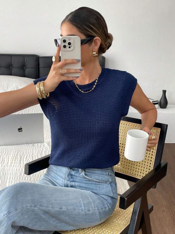 Siren Gaze T-shirt pratique à rayures et manches courtes pour hommes – Image 49