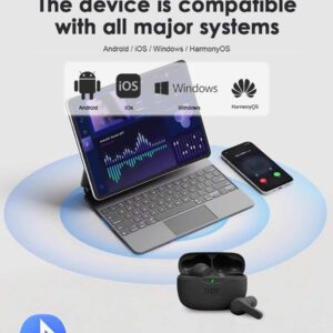 JBL Écouteurs sans fil Bluetooth WAVE BEAM pour le sport et la course, à annulation de bruit, étanches