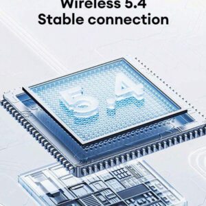 MEIYIXING Écouteurs sans fil TWS transparents, avec affichage de puissance LED, écouteurs intra-auriculaires pour sports et exercices, contrôle du volume, compatibles avec les smartphones, microphone à condensateur, batterie lithium-polymère rechargeable, capacité de batterie 200 mAh