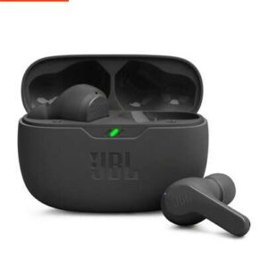 JBL Écouteurs musicaux sans fil JBL Wave Beam, écouteurs sport Bluetooth avec microphone, réduction de bruit d'appel, USB Type-C