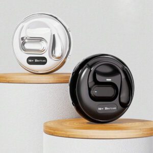 NEW SENYANG Nouveau casque de sport sans fil Senyang à clipser, musique, vidéo, confortable, hi-fi, Dolby Bass, stéréo, appels HD, adapté à Android, compatible avec iPhone, téléphone portable, écouteurs de jeu, écouteurs intelligents pour couples et entreprises