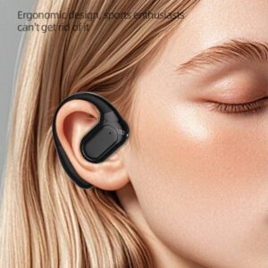 NEW SENYANG Nouveau casque de sport sans fil Senyang à clipser, musique, vidéo, confortable, hi-fi, Dolby Bass, stéréo, appels HD, adapté à Android, compatible avec iPhone, téléphone portable, écouteurs de jeu, écouteurs intelligents pour couples et entreprises