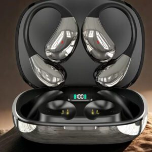 NEW SENYANG Nouveau casque de sport sans fil Senyang à clipser, musique, vidéo, confortable, hi-fi, Dolby Bass, stéréo, appels HD, adapté à Android, compatible avec iPhone, téléphone portable, écouteurs de jeu, écouteurs intelligents pour couples et entreprises