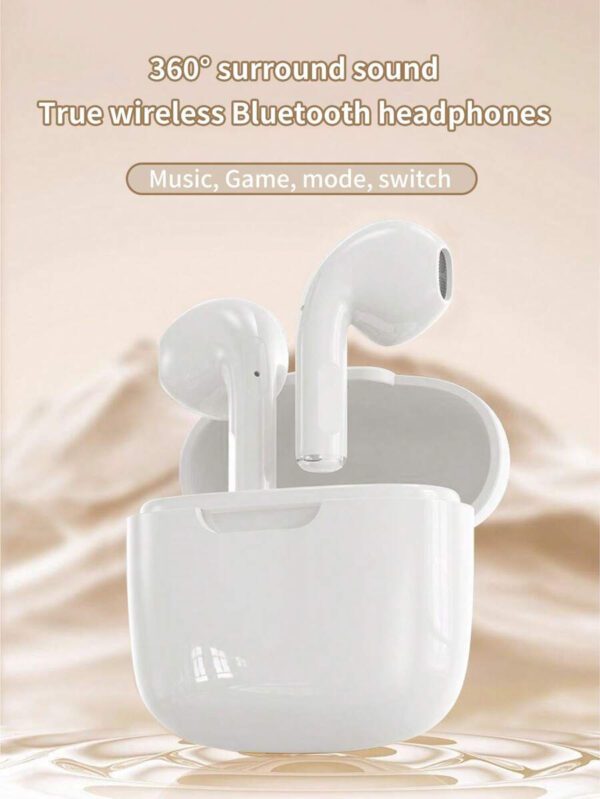 Écouteurs sans fil A2, écouteurs sans fil 2024, écouteurs stéréo Hi-Fi avec microphone, écouteurs intra-auriculaires longue durée, écouteurs de sport sans fil 5.3 pour Android iOS – Image 2
