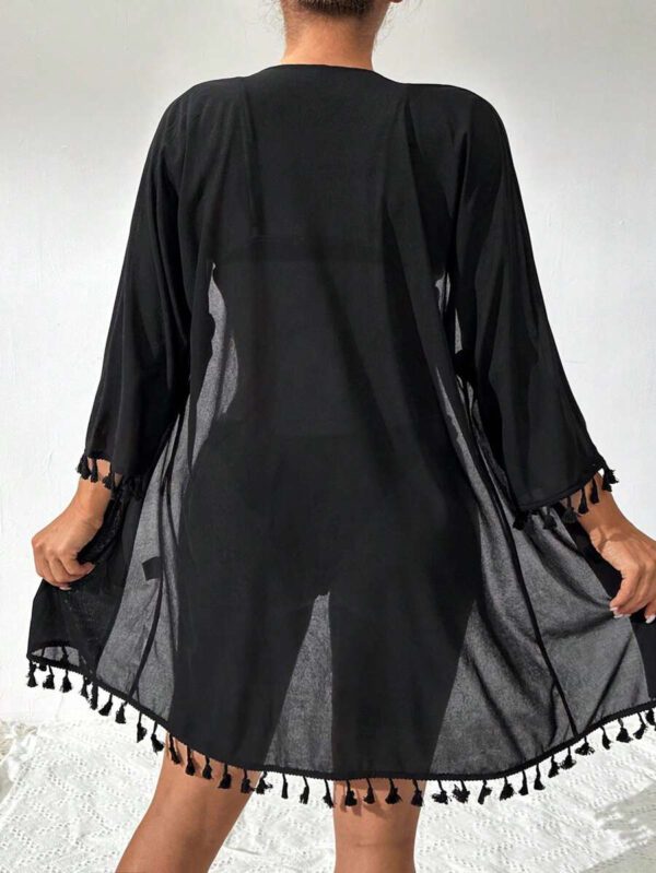 Swim Vcay Kimono de cache-maillot pour femmes SHEEINXMELMAIA pour vacances – Image 12