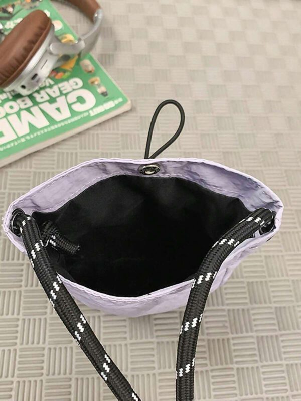 Sacoche/sac bandoulière mini pour homme, pochette pour téléphone, portefeuille. Idéal pour la randonnée, les voyages d'automne, Noël, l'hiver. Cadeaux pour hommes. Sac d'épaule polyvalent, grande capacité, extérieur mode et décontracté. Petit sac pour hommes, sac pour portable – Image 37